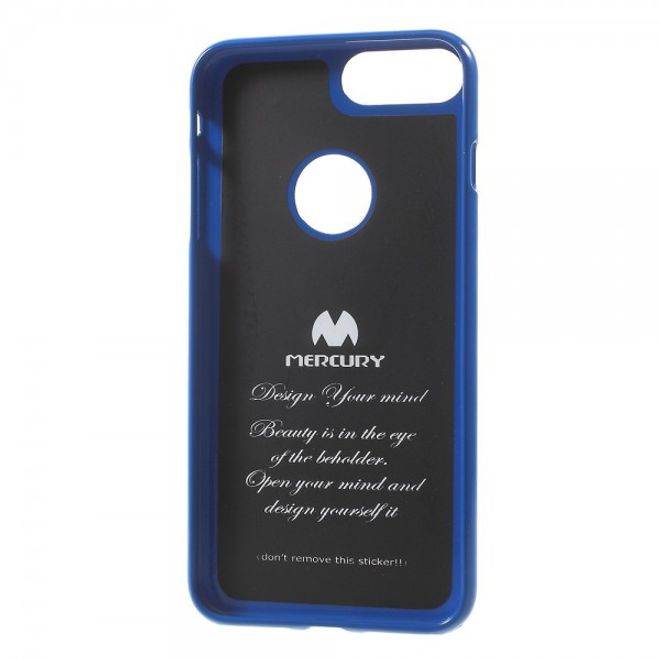 Newsets Mercury - iPhone 8 Plus / 7 Plus Case - Hülle aus TPU Plastik - leicht glänzend - dunkelblau