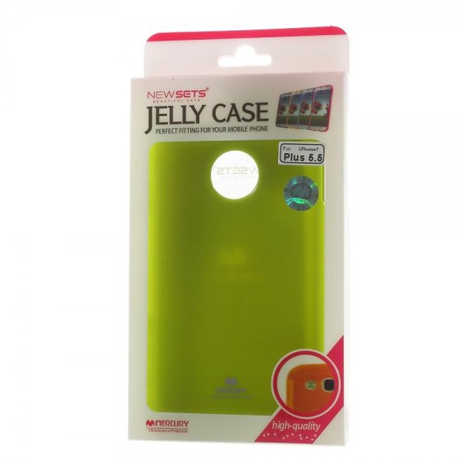 Newsets Mercury - iPhone 8 Plus / 7 Plus Case - Hülle aus TPU Plastik - leicht glänzend - grün