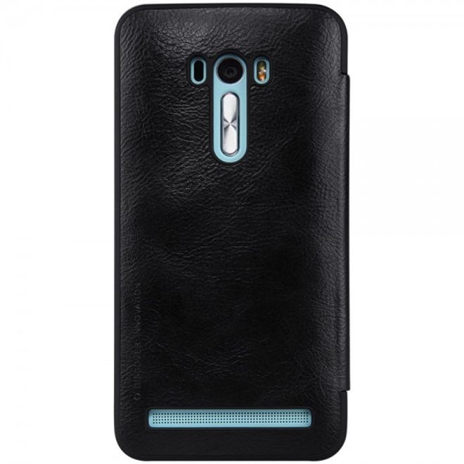 Nillkin - Asus Zenfone Selfie Handyhülle - Cover aus Leder - Qin Series - Smart View - schwarz