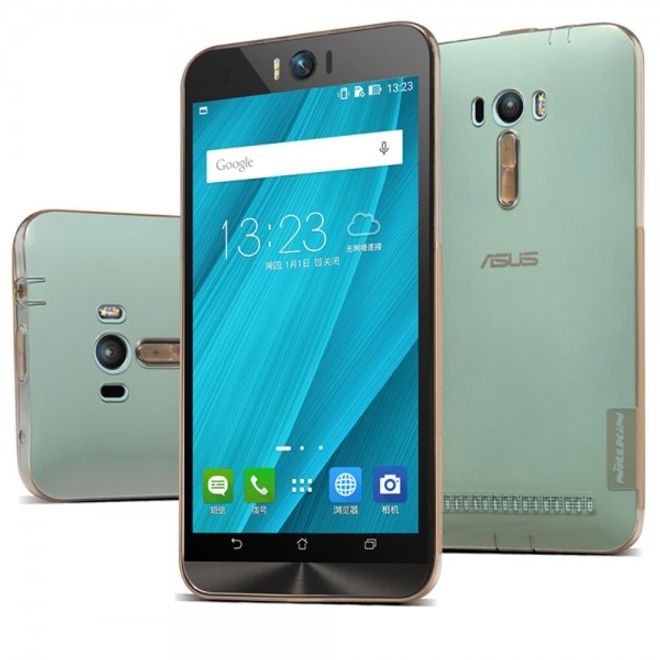 Nillkin - Asus Zenfone Selfie Hülle - Case aus natürlichem, elastischem Plastik - 0.6mm dünn - braun