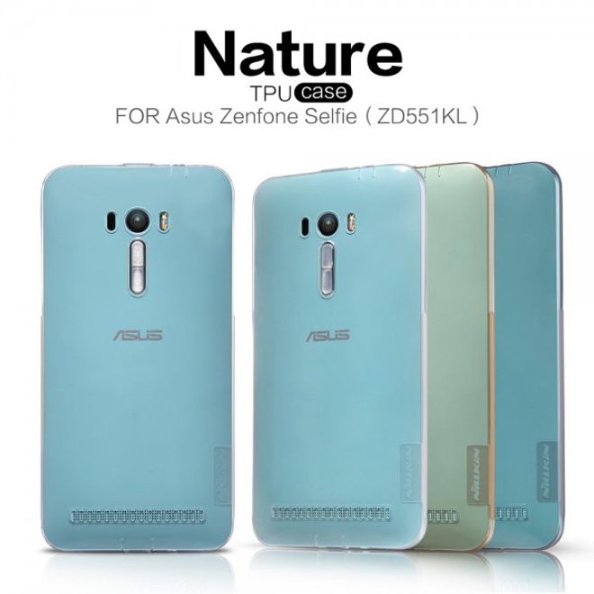 Nillkin - Asus Zenfone Selfie Hülle - Case aus natürlichem, elastischem Plastik - 0.6mm dünn - weiss