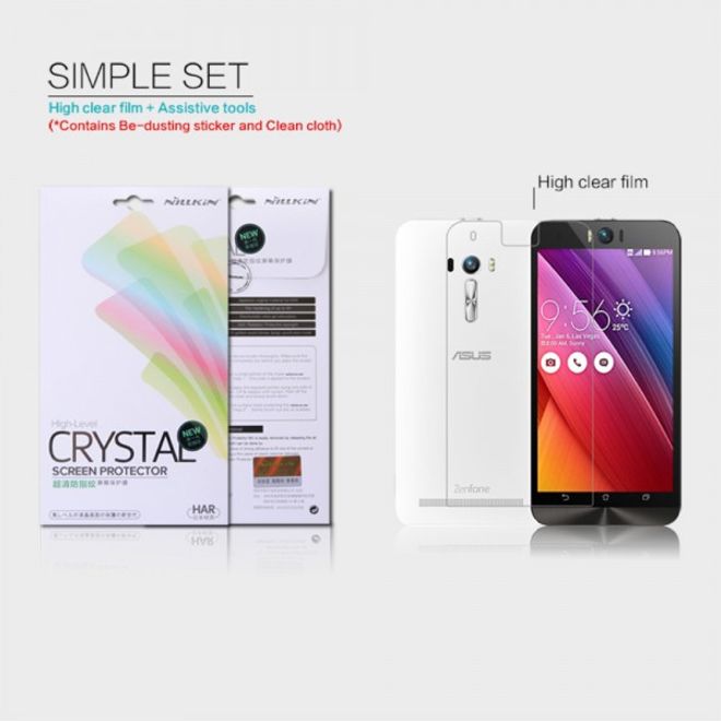 Nillkin - Asus Zenfone Selfie Schutzfolie - mit Anti-Fingerabdruck Beschichtung - klar