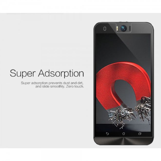 Nillkin - Asus Zenfone Selfie Schutzfolie - mit Anti-Fingerabdruck Beschichtung - klar