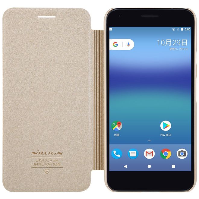 Nillkin - Google Pixel Handyhülle - Case aus Leder - Sparkle Series - gold