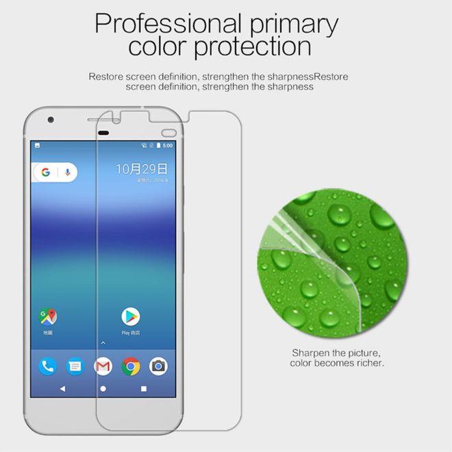 Nillkin - Google Pixel Schutzfolie - mit Anti-Fingerabdruck Beschichtung - HD klar