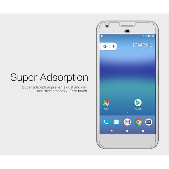 Nillkin - Google Pixel Schutzfolie - mit Anti-Fingerabdruck Beschichtung - HD klar