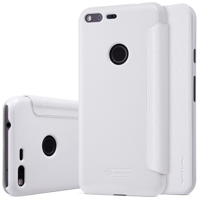 Nillkin - Google Pixel XL Handyhülle - Case aus Leder - Sparkle Series - weiss