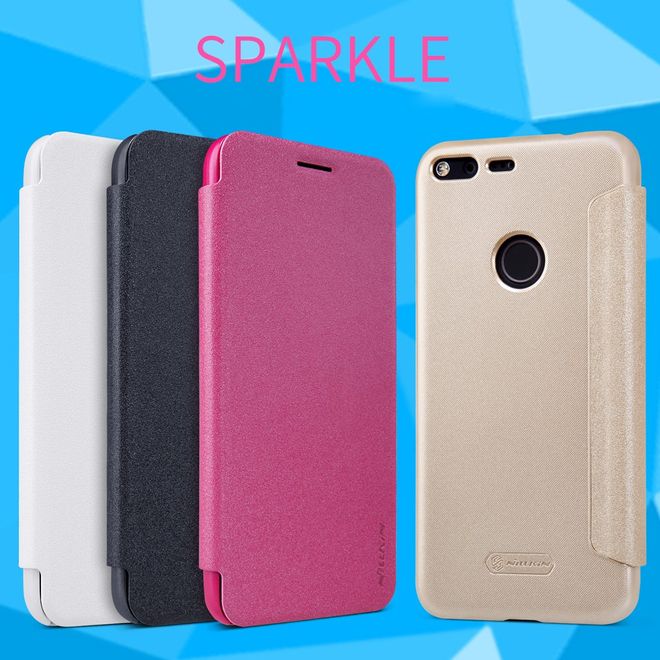 Nillkin - Google Pixel XL Handyhülle - Case aus Leder - Sparkle Series - schwarz