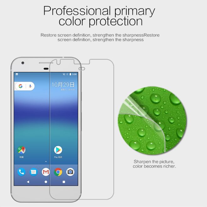 Nillkin - Google Pixel XL Schutzfolie - mit Anti-Fingerabdruck Beschichtung - HD klar