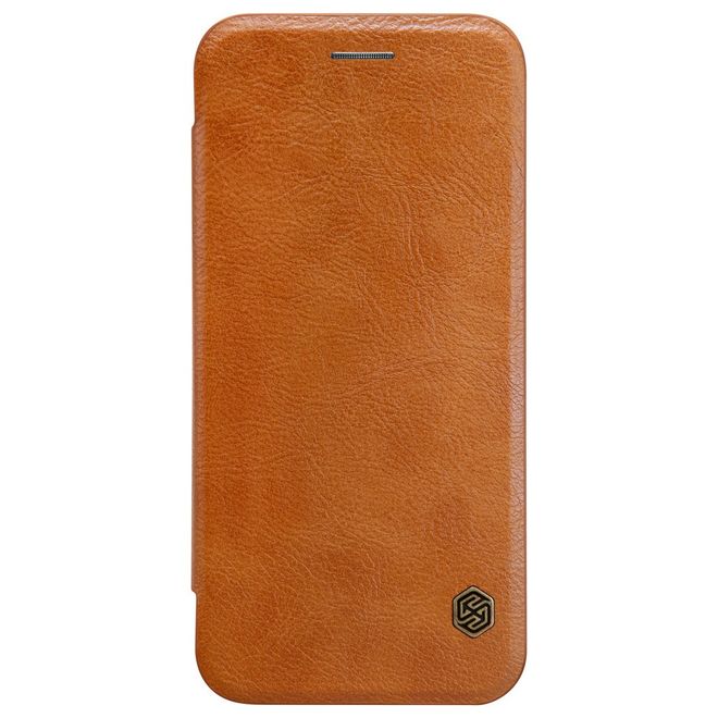 Nillkin - Handyhülle für Google Pixel - Case aus Leder - Qin Series - braun