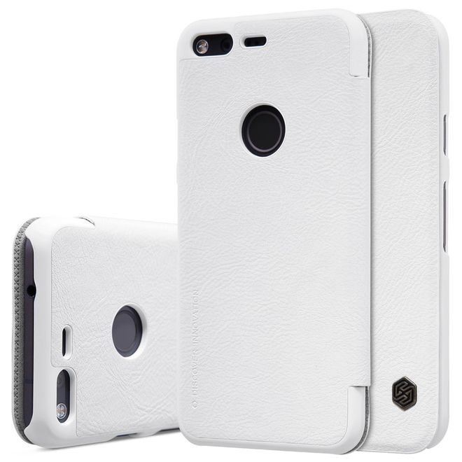 Nillkin - Handyhülle für Google Pixel XL - Case aus Leder - Qin Series - weiss
