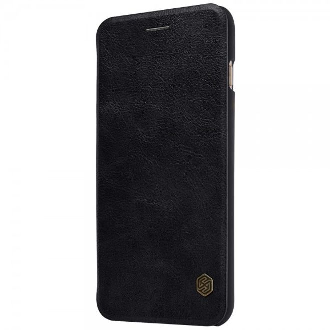 Nillkin - iPhone 8 Plus / 7 Plus Hülle - Case aus Leder - Qin Series - mit Kreditkartenslots - schwarz