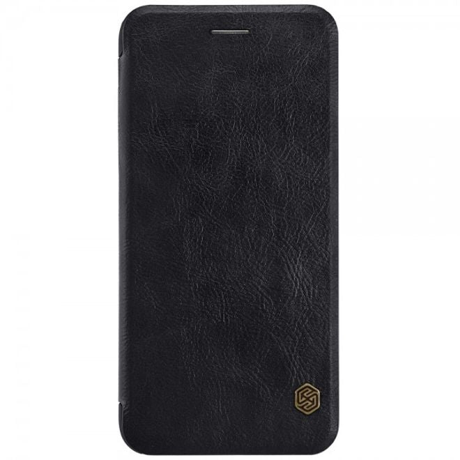 Nillkin - iPhone 8 Plus / 7 Plus Hülle - Case aus Leder - Qin Series - mit Kreditkartenslots - schwarz