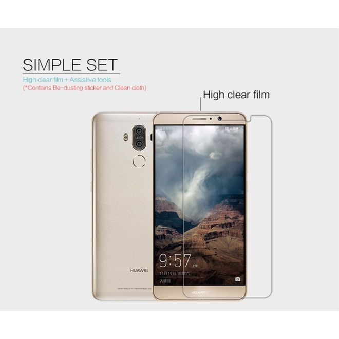 Nillkin - Huawei Mate 9 Schutzfolie - mit Anti-Fingerabdruck Beschichtung - ultraklar