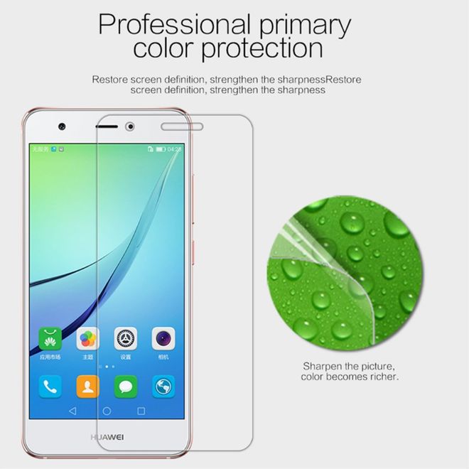 Nillkin - Huawei Nova Schutzfolie - mit Anti-Fingerabdruck Beschichtung - klar