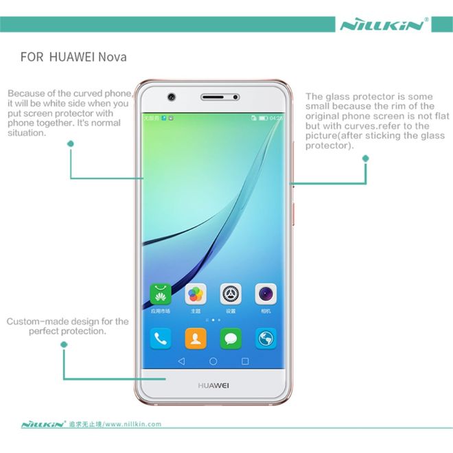 Nillkin - Huawei Nova Schutzfolie - mit kratzfester Beschichtung - matt