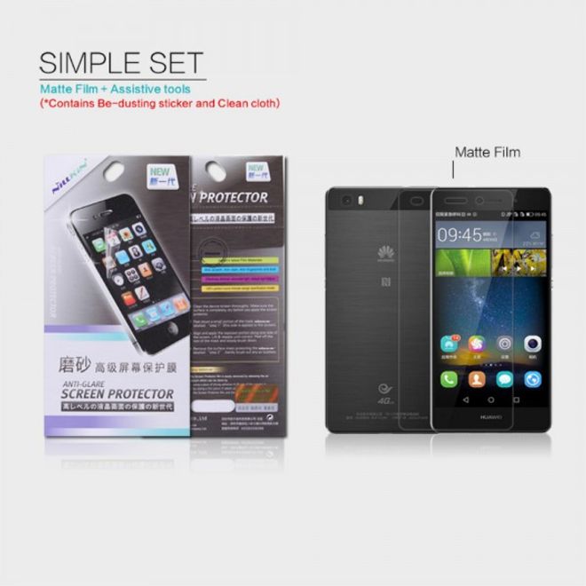 Nillkin - Huawei P8 Lite Schutzfolie - mit kratzfester Beschichtung - matt