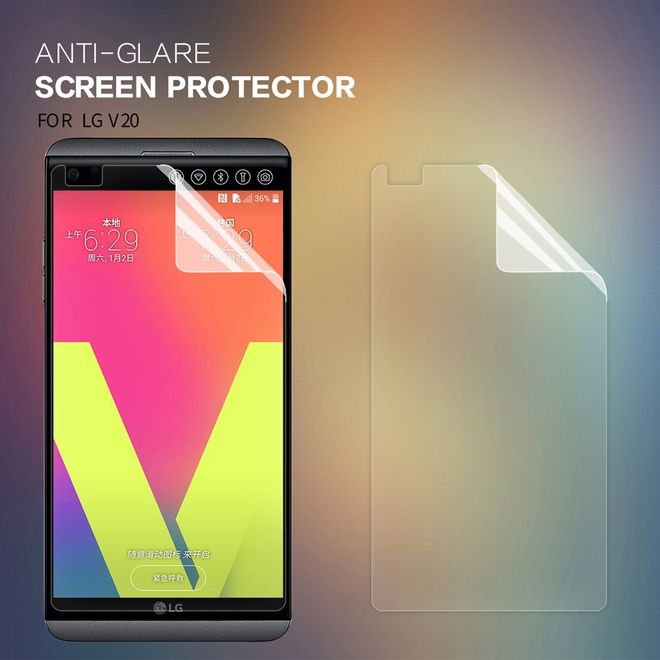 Nillkin - LG V20 Schutzfolie - mit kratzfester Beschichtung - matt