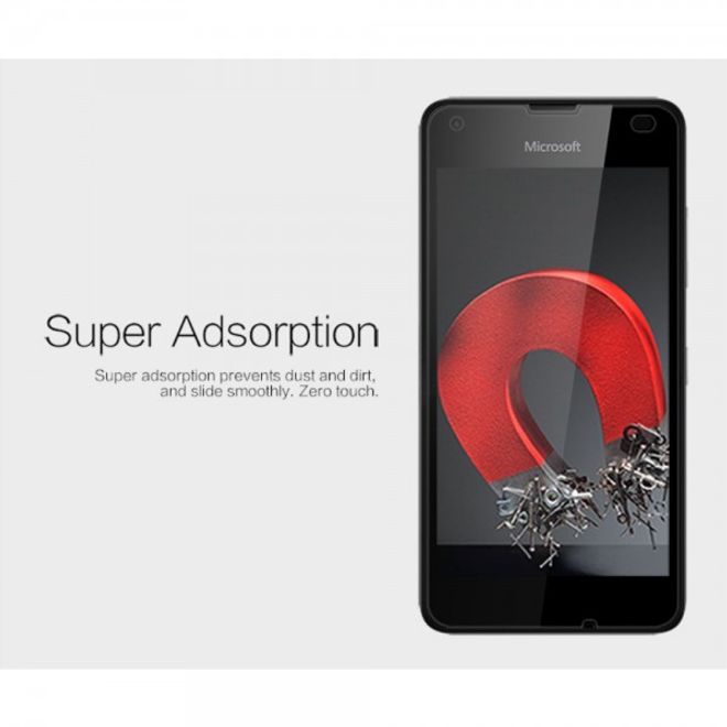 Nillkin - Microsoft Lumia 550 Schutzfolie - mit Anti-Fingerabdruck Beschichtung - superklar