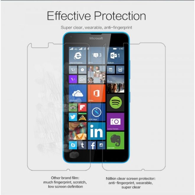 Nillkin - Microsoft Lumia 640 XL/640 XL Dual Schutzfolie - mit Anti-Fingerabdruck Beschichtung - ultraklar