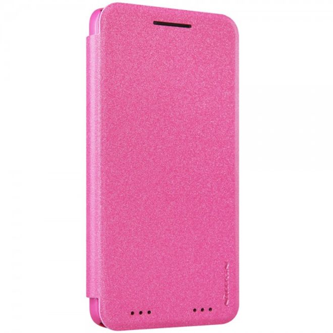 Nillkin - Motorola Moto X Force Hülle - Case aus Leder - Sparkle Series - rosa