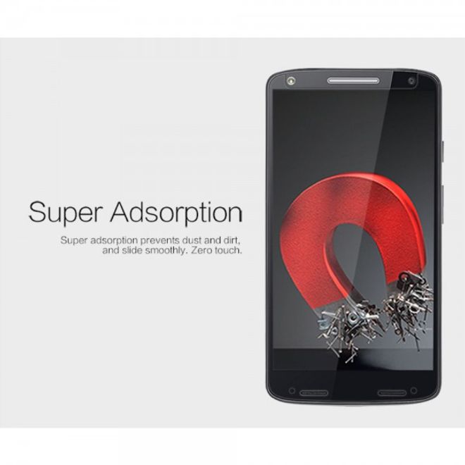 Nillkin - Motorola Moto X Force Schutzfolie - mit Anti-Fingerabdruck Beschichtung - klar