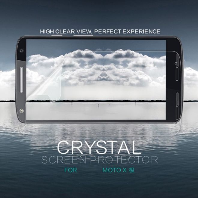Nillkin - Motorola Moto X Force Schutzfolie - mit Anti-Fingerabdruck Beschichtung - klar