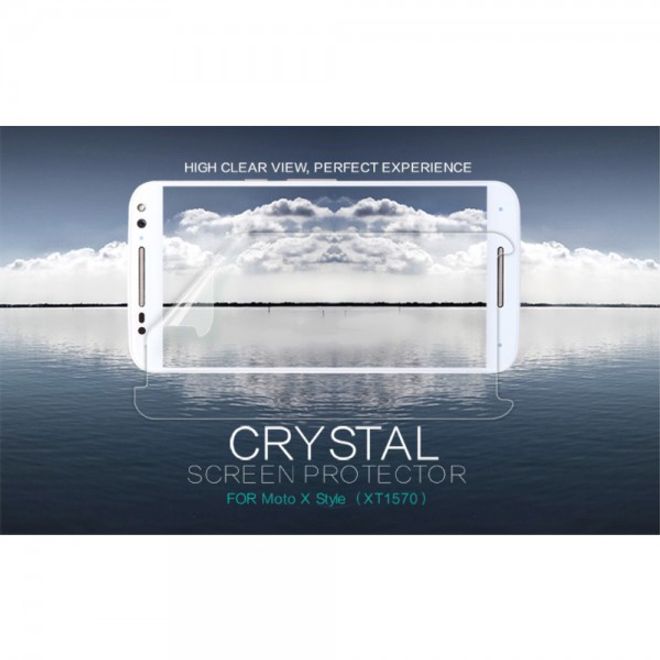 Nillkin - Motorola Moto X Style Schutzfolie - mit Anti-Fingerabdruck Beschichtung - ultraklar