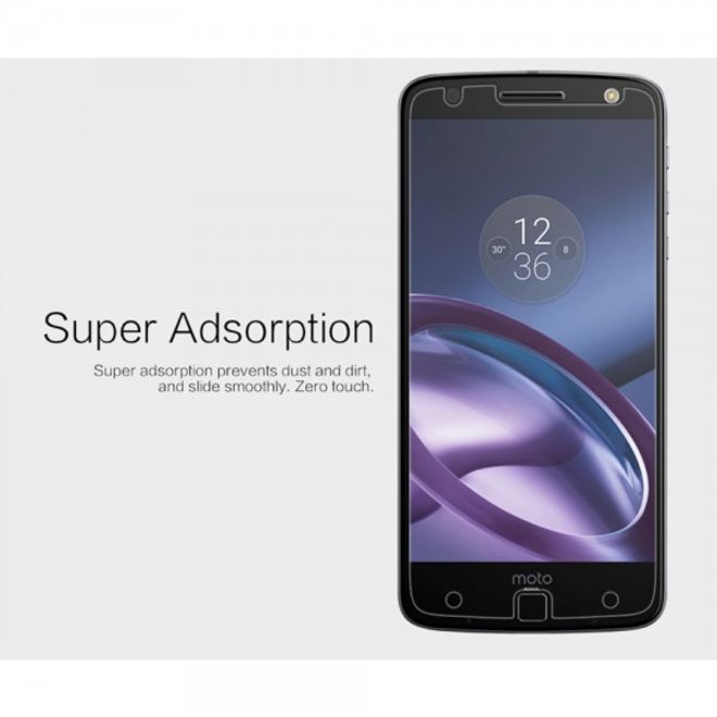 Nillkin - Motorola Moto Z Schutzfolie - mit Anti-Fingerabdruck Beschichtung - klar