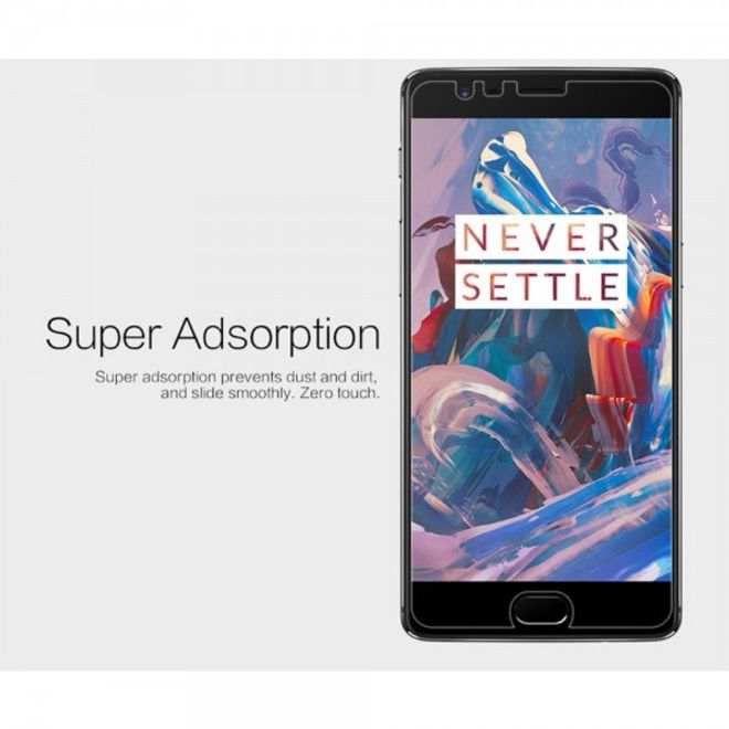 Nillkin - OnePlus 3 / 3t Schutzfolie - mit Anti-Fingerabdruck Beschichtung - HD klar