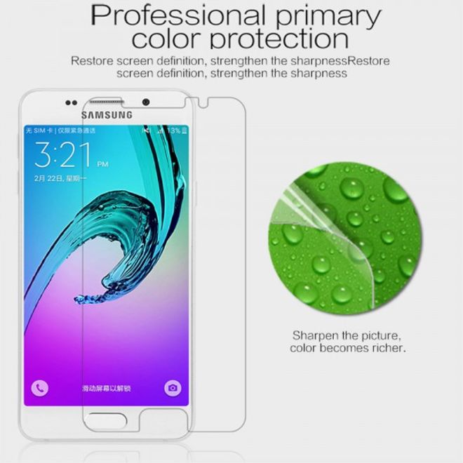 Nillkin - Samsung Galaxy A3 (2016) Schutzfolie - mit Anti-Fingerabdruck Beschichtung - klar