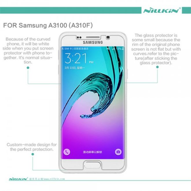 Nillkin - Samsung Galaxy A3 (2016) Schutzfolie - mit kratzfester Beschichtung - matt
