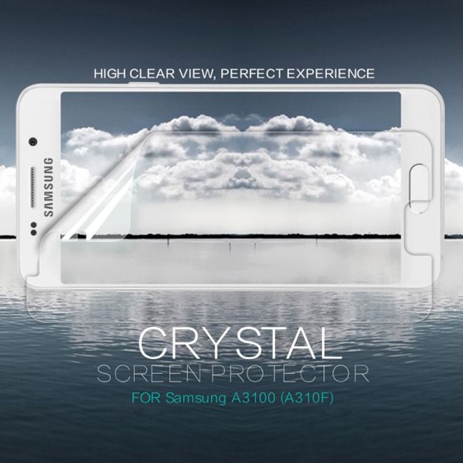 Nillkin - Samsung Galaxy A3 (2016) Schutzfolie - mit Anti-Fingerabdruck Beschichtung - klar