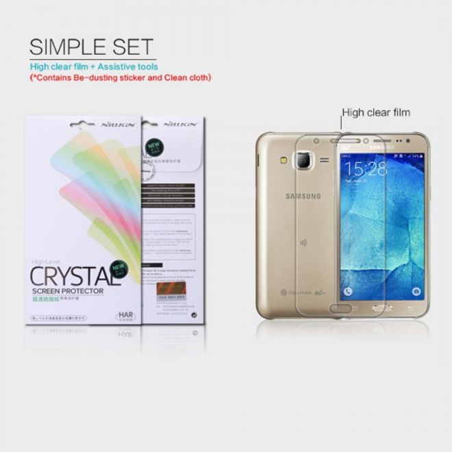 Nillkin - Samsung Galaxy J5 Schutzfolie - mit Anti-Fingerabdruck Beschichtung - klar
