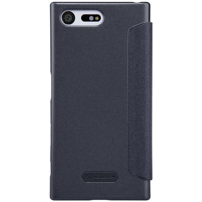 Nillkin - Sony Xperia X Compact Handyhülle - Case aus Leder - Sparkle Series - schwarz