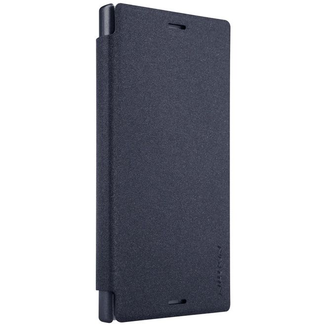 Nillkin - Sony Xperia X Compact Handyhülle - Case aus Leder - Sparkle Series - schwarz