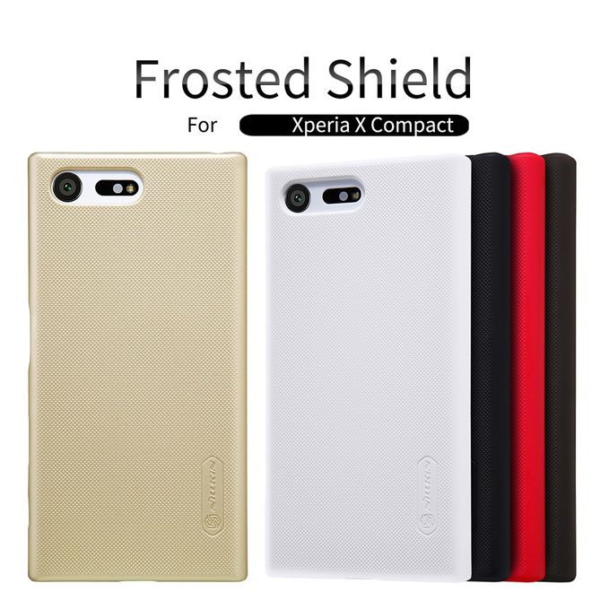 Nillkin - Sony Xperia X Compact Hülle - Plastik Case - Super Frosted Shield Series - weiss