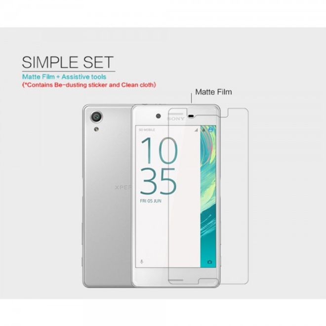 Nillkin - Sony Xperia X Schutzfolie - mit kratzfester Beschichtung - matt