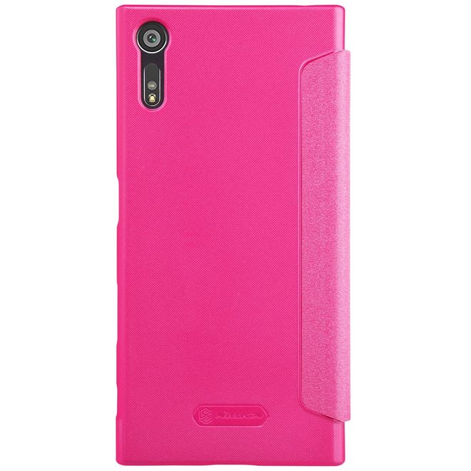 Nillkin - Sony Xperia XZ/XZs Handyhülle - Smart Case aus Leder - Sparkle Series - rosa