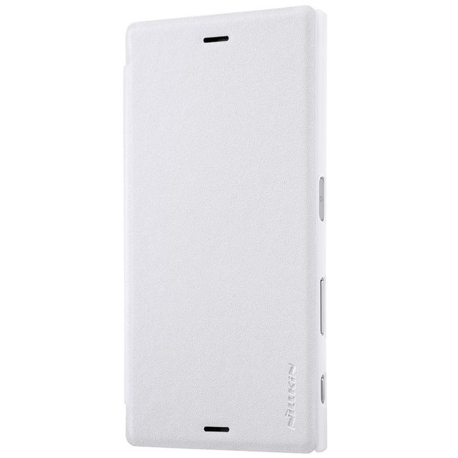 Nillkin - Sony Xperia XZ/XZs Handyhülle - Smart Case aus Leder - Sparkle Series - weiss