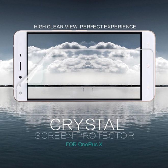 OnePlus X Schutzfolie mit Anti Fingerabdruck Beschichtung von Nillkin - HD klar (reicht nicht über das ganze Display)