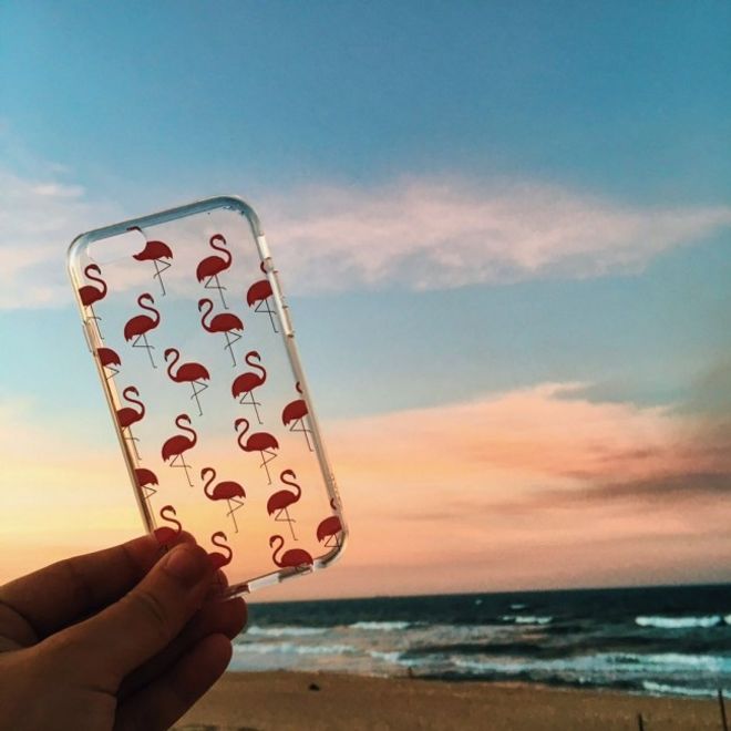 Samsung Galaxy S6 Handyhülle - TPU Soft Case - pinke Flamingos