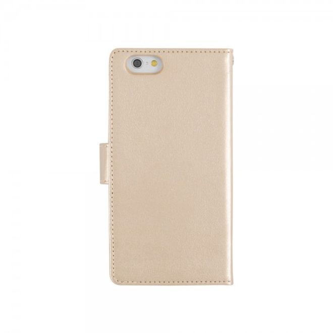 Goospery - Cover für LG G4 - Handyhülle aus Leder - Rich Diary Series - gold/gold