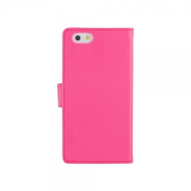 Goospery - Cover für Samsung Galaxy A7 (2016) - Handyhülle aus Leder - Rich Diary Series - pink/rosa