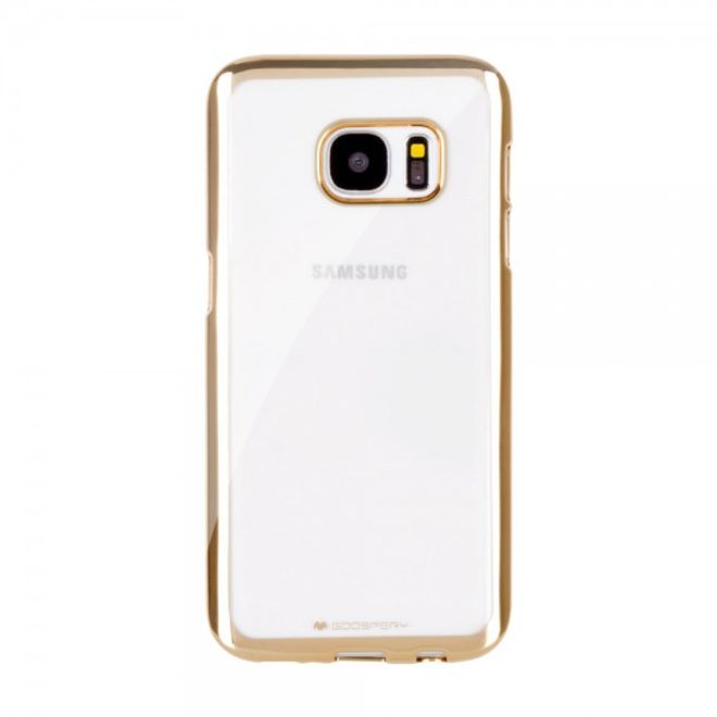 Goospery - Gummi Cover für Samsung Galaxy A7 (2016) - Handyhülle aus Gummi - Ring 2 Series - gold