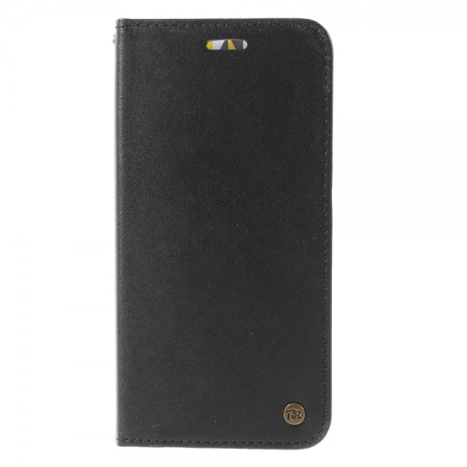 Roar Korea - Asus Zenfone Max Case - Leder Flip Hülle - mit Standfunktion - schwarz