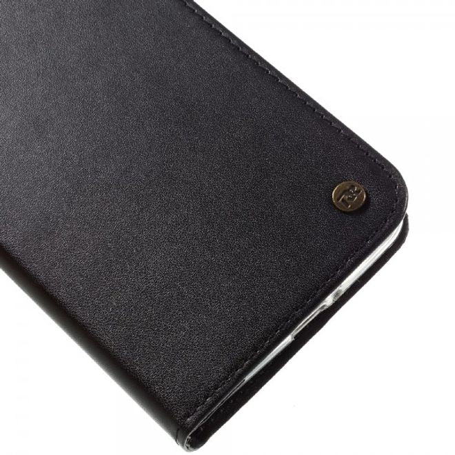 Roar Korea - Asus Zenfone Max Case - Leder Flip Hülle - mit Standfunktion - schwarz