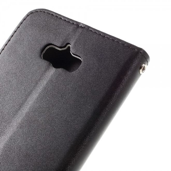 Roar Korea - Asus Zenfone Max Case - Leder Flip Hülle - mit Standfunktion - schwarz