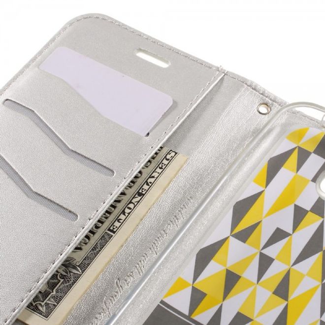 Roar Korea - Asus Zenfone Max Case - Leder Flip Hülle - mit Standfunktion - silber