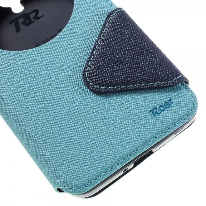 Roar Korea - Handyhülle für Asus Zenfone Go - Case aus Leder - Diary View Series - hellblau